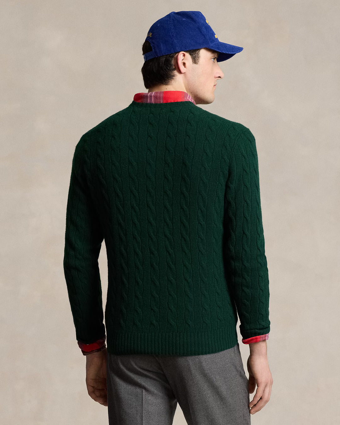 Ralph Lauren Cable-Knit Wool-Cashmere Jumper | Green