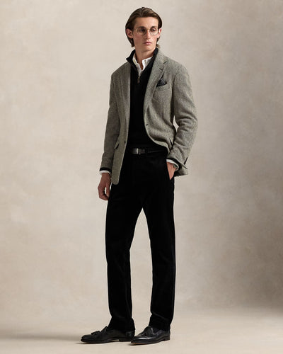 Ralph Lauren Wool Quarter-Zip Jumper | Black