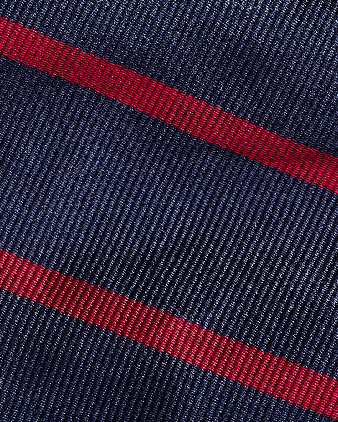 Ralph Lauren Striped Silk Repp Tie | Navy/Red