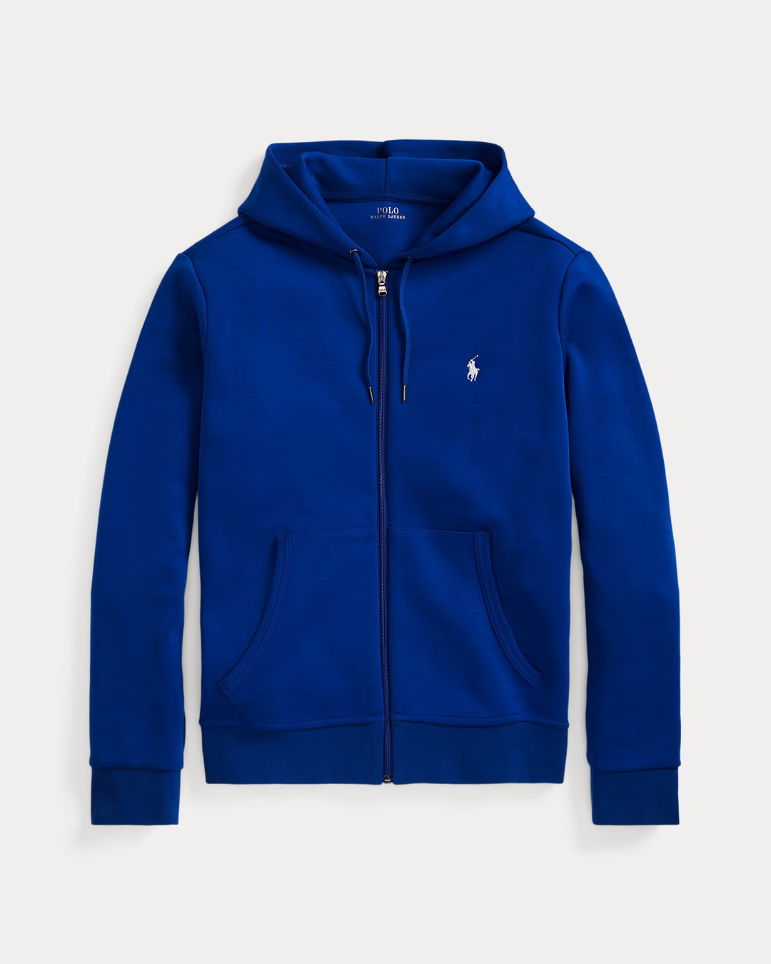Ralph Lauren Double-Knit Full-Zip Hoodie | Sapphire Star