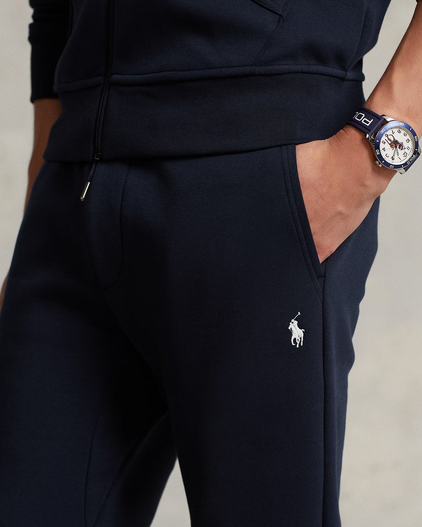 Ralph Lauren Double-Knit Jogging Bottom | Aviator Navy