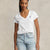 Ralph Lauren Cotton Jersey V-Neck T-Shirt | White