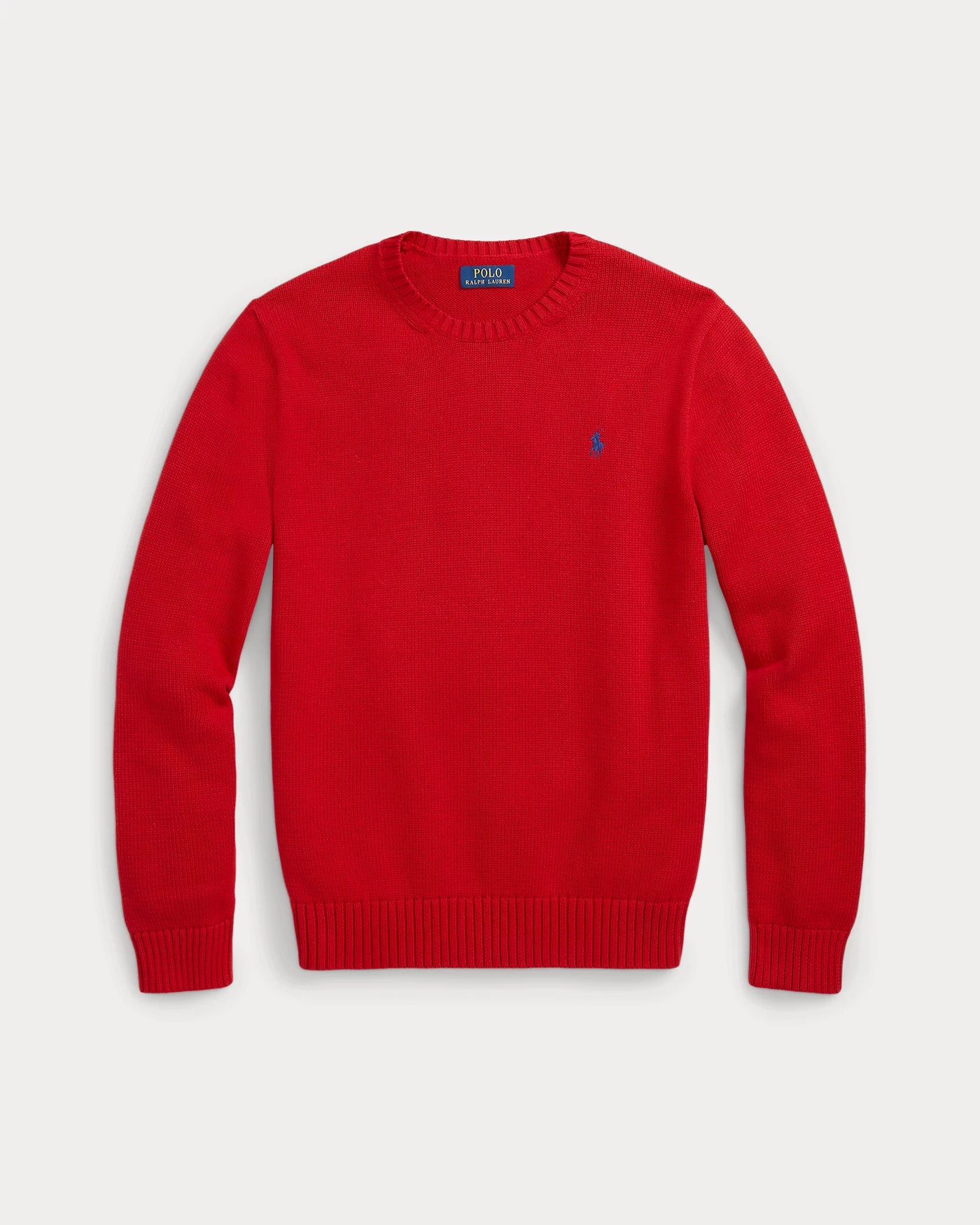 Ralph Lauren Cotton Crewneck Jumper | Red