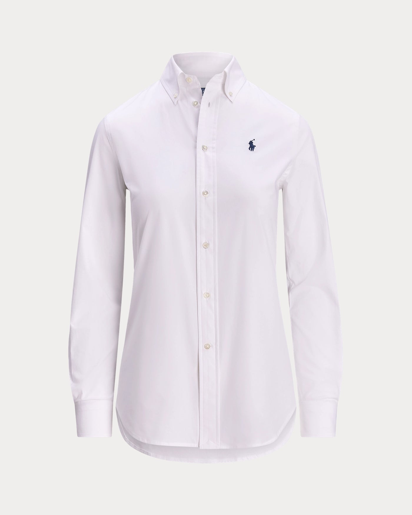 Ralph Lauren Stretch Slim Fit Cotton Shirt | White