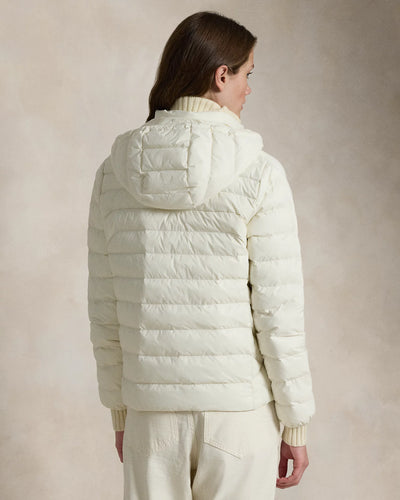 Ralph Lauren Water-Resistant Packable Hooded Jacket | Estate Cream