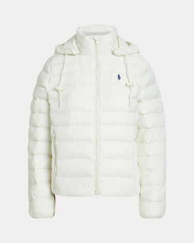 Ralph Lauren Water-Resistant Packable Hooded Jacket | Estate Cream