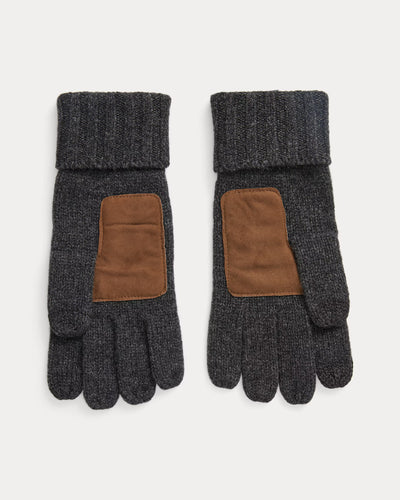 Ralph Lauren Merino Wool Touch Screen Gloves | Charcoal
