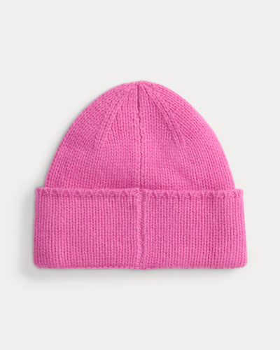 Ralph Lauren Knit Wool Beanie | Pink