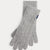 Ralph Lauren Cable-Knit Wool-Cashmere Gloves | Soft Grey
