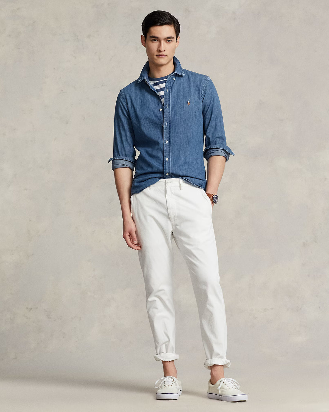 Ralph Lauren Slim Fit Oxford Shirt | Denim