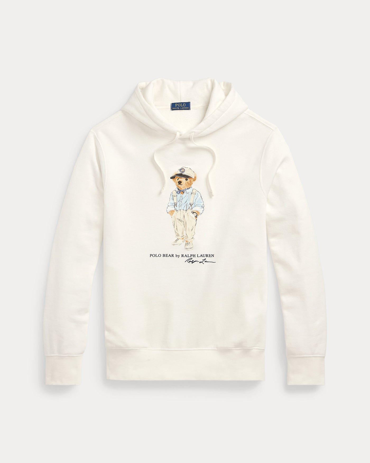 Ralph Lauren Polo Bear Fleece Hoodie | Deckwash White