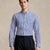 Ralph Lauren Custom Fit Stretch Poplin Shirt | Blue Bengal