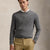 Ralph Lauren Slim Fit Washable Wool Crewneck Jumper | Grey