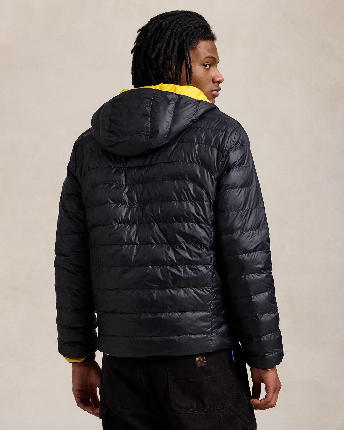 Ralph Lauren The Colden Reversible Jacket | Black/Yellow