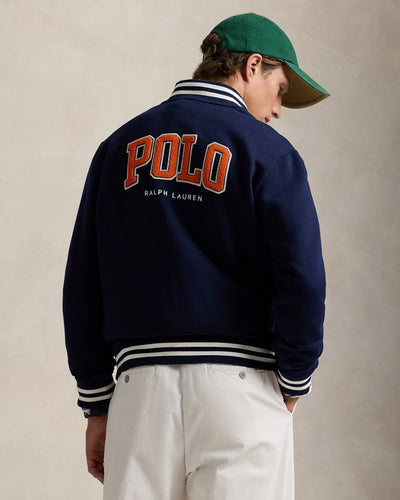 Ralph Lauren The RL Fleece Baseball Jacket | Cruise Navy