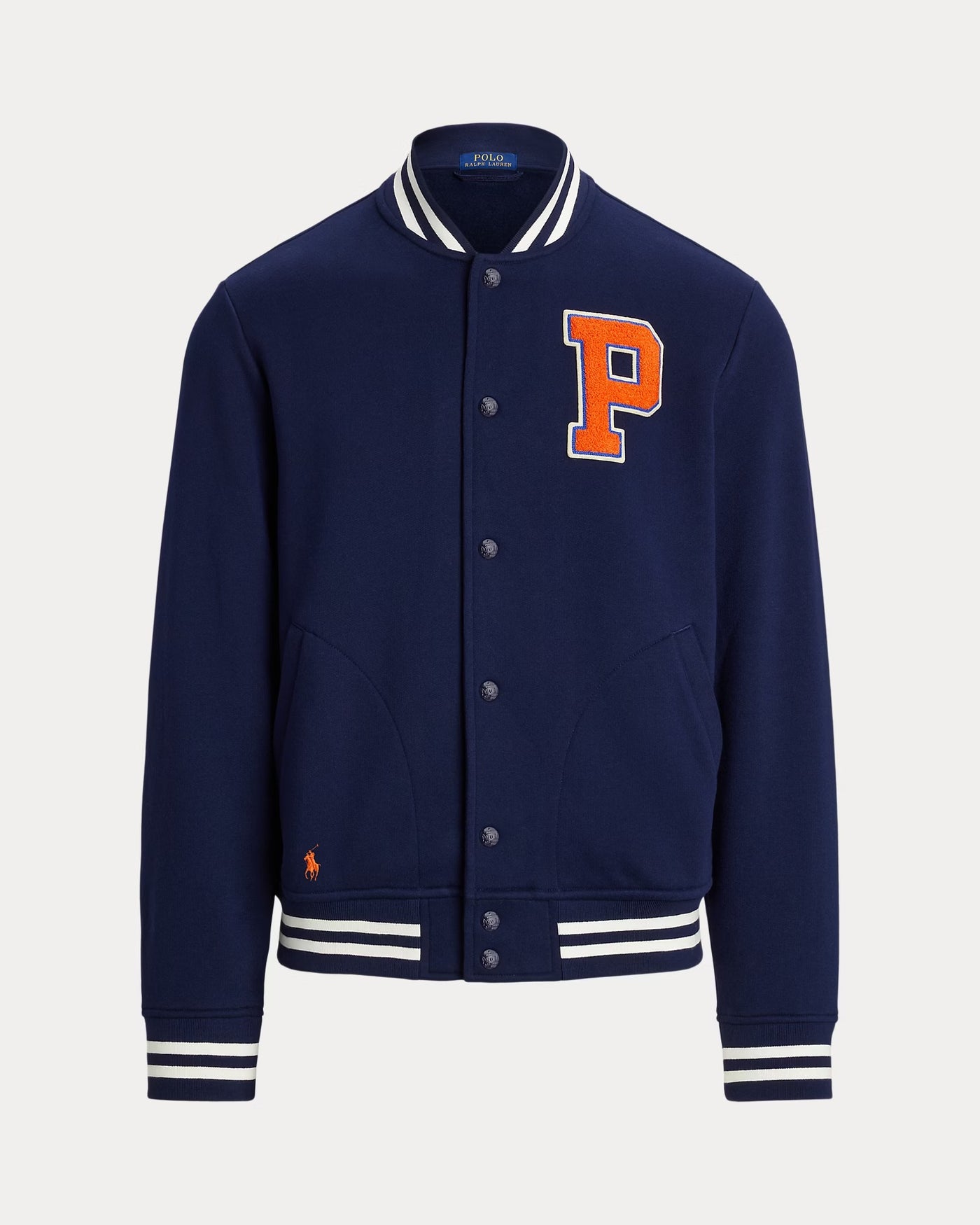 Ralph Lauren The RL Fleece Baseball Jacket | Cruise Navy