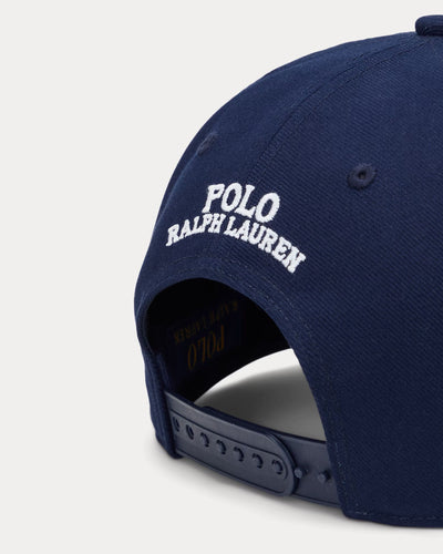 Ralph Lauren Twill High-Crown Ball Cap | Newport Navy