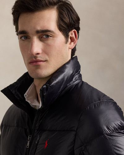 Ralph Lauren The Gorham Glossed Down Jacket | Black Glossy