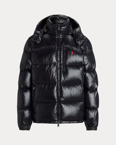 Ralph Lauren The Gorham Glossed Down Jacket | Black Glossy