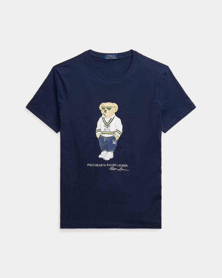 Ralph Lauren Custom Slim Fit Polo Bear Jersey T-Shirt | Newport Navy