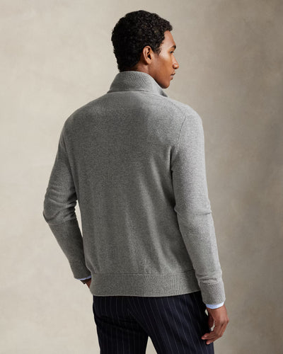 Ralph Lauren Wool Full-Zip Jumper | Grey