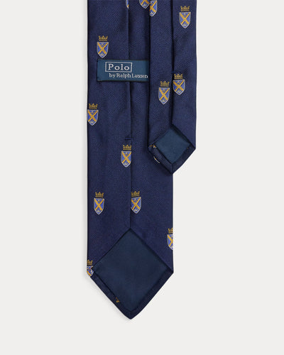 Ralph Lauren Silk Repp Club Tie | Navy