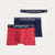 Ralph Lauren Classic Stretch-Cotton Trunk 3-Pack | Red/White/Navy