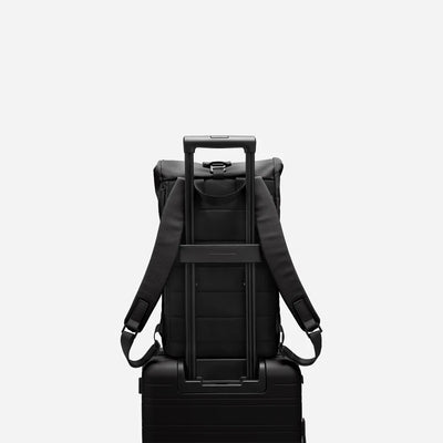 Horizn Studios SoFo Rolltop Backpack Water-sealed cotton canvas | Black