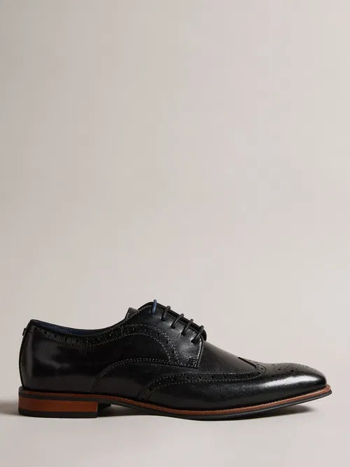 Ted Baker Markuse Brogue Derby Formal Shoes | Black
