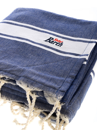 MC2 Saint Barth Foutasponge Towel | Navy