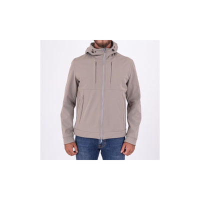Paul & Shark Re-shark shell Save the Sea Jacket with Moon Badge | Beige