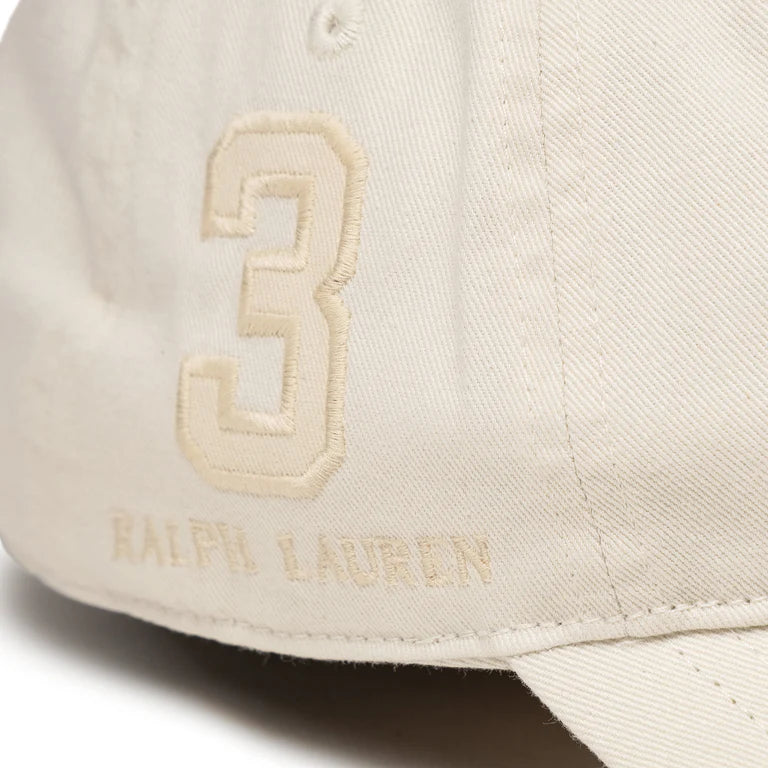 Ralph Lauren Twill Big Pony Cap | Clubhouse Cream