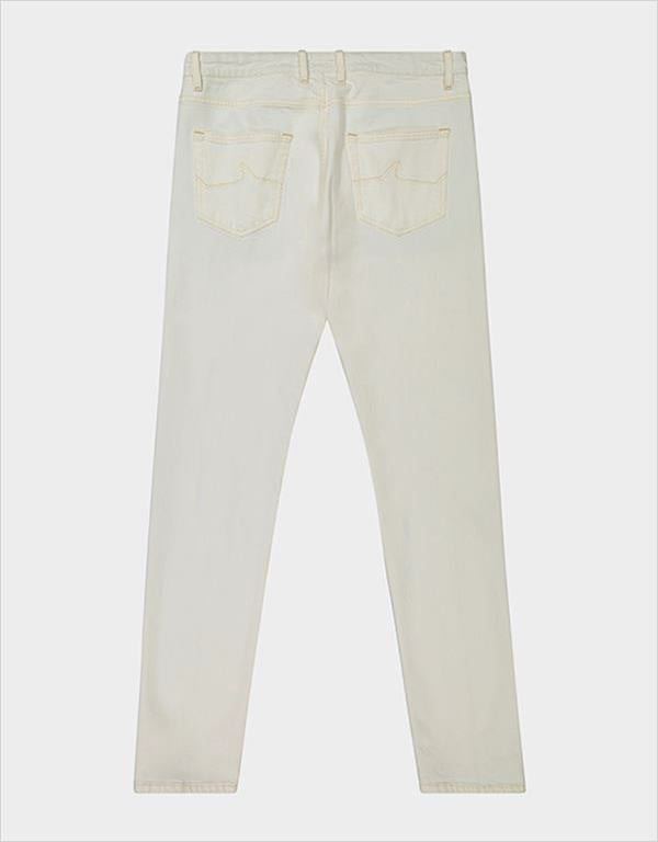 Paul & Shark White Rivet Stretch Organic Cotton Candiani Jeans | White