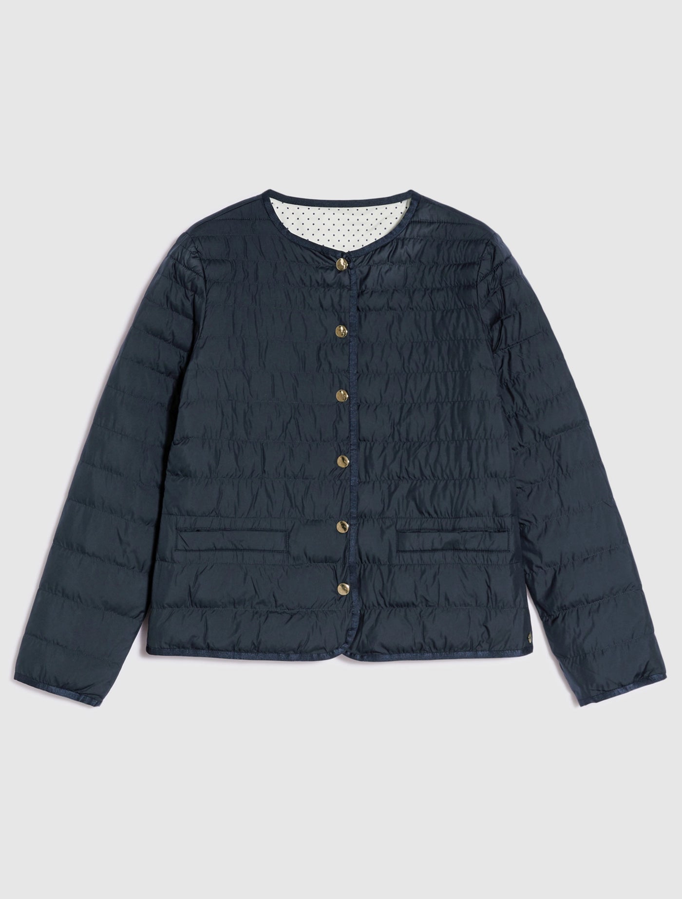 Penny Black Reversible Padded Jacket | Navy Blue