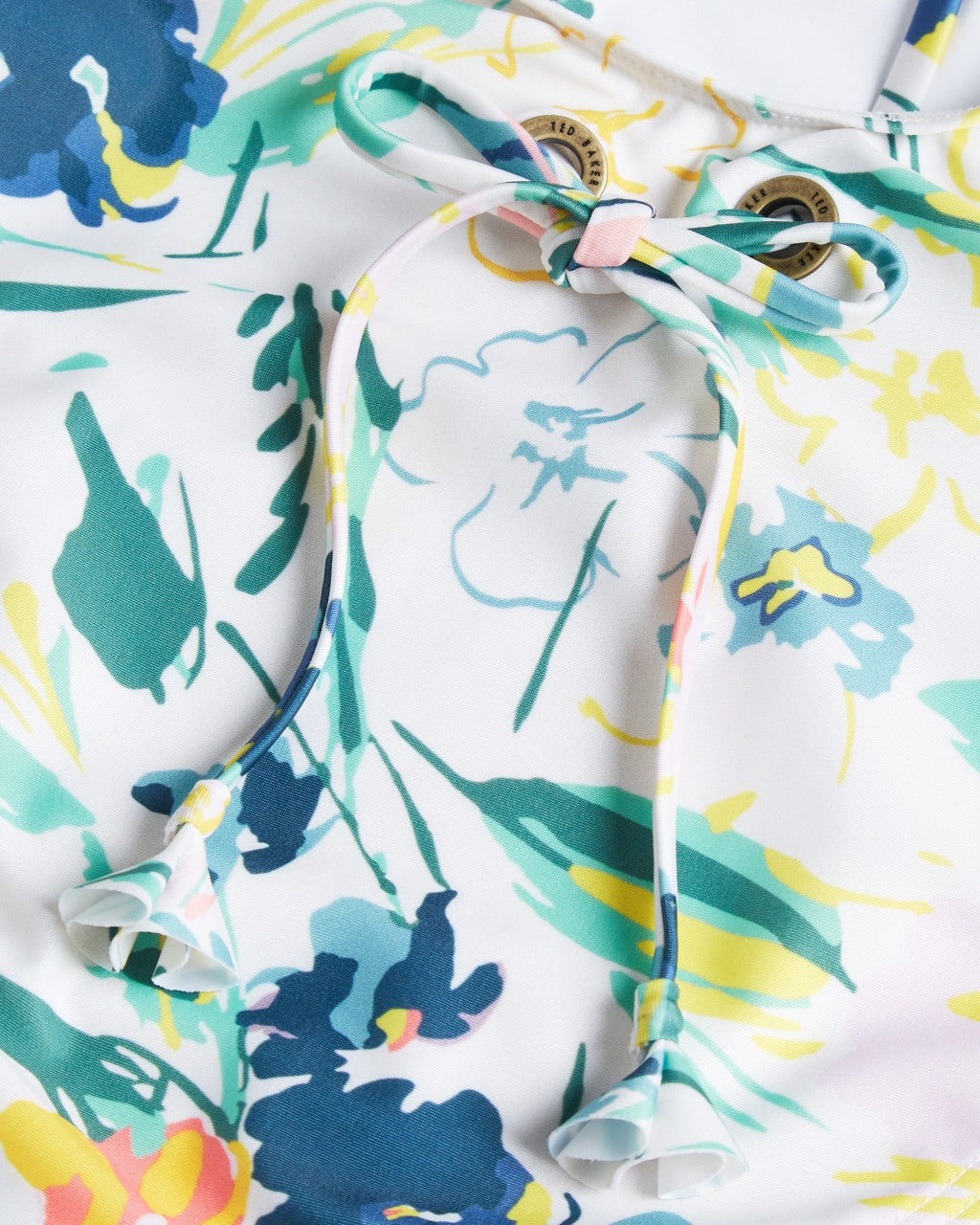 Ted Baker Gulnur Printed Swimsuit | White