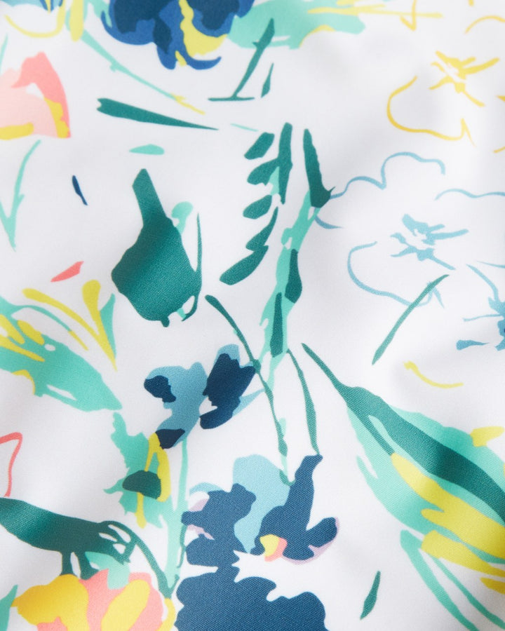 Ted Baker Gulnur Printed Swimsuit | White