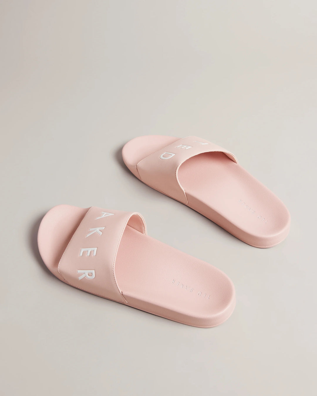 Ted Baker Ased Women's Embossed Flip Flops | Pale Pink