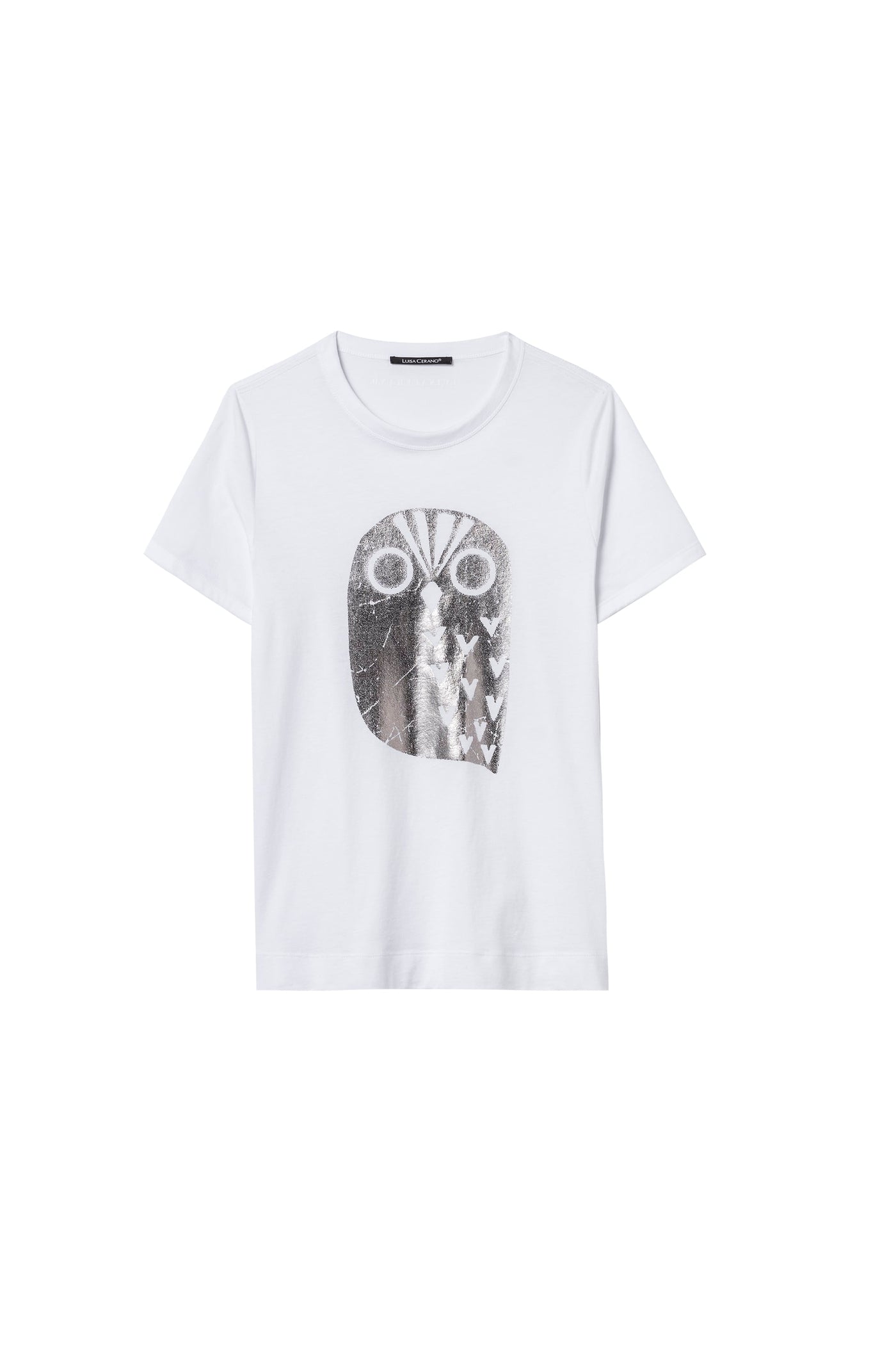 Luisa Cerano T-shirt Owl | White