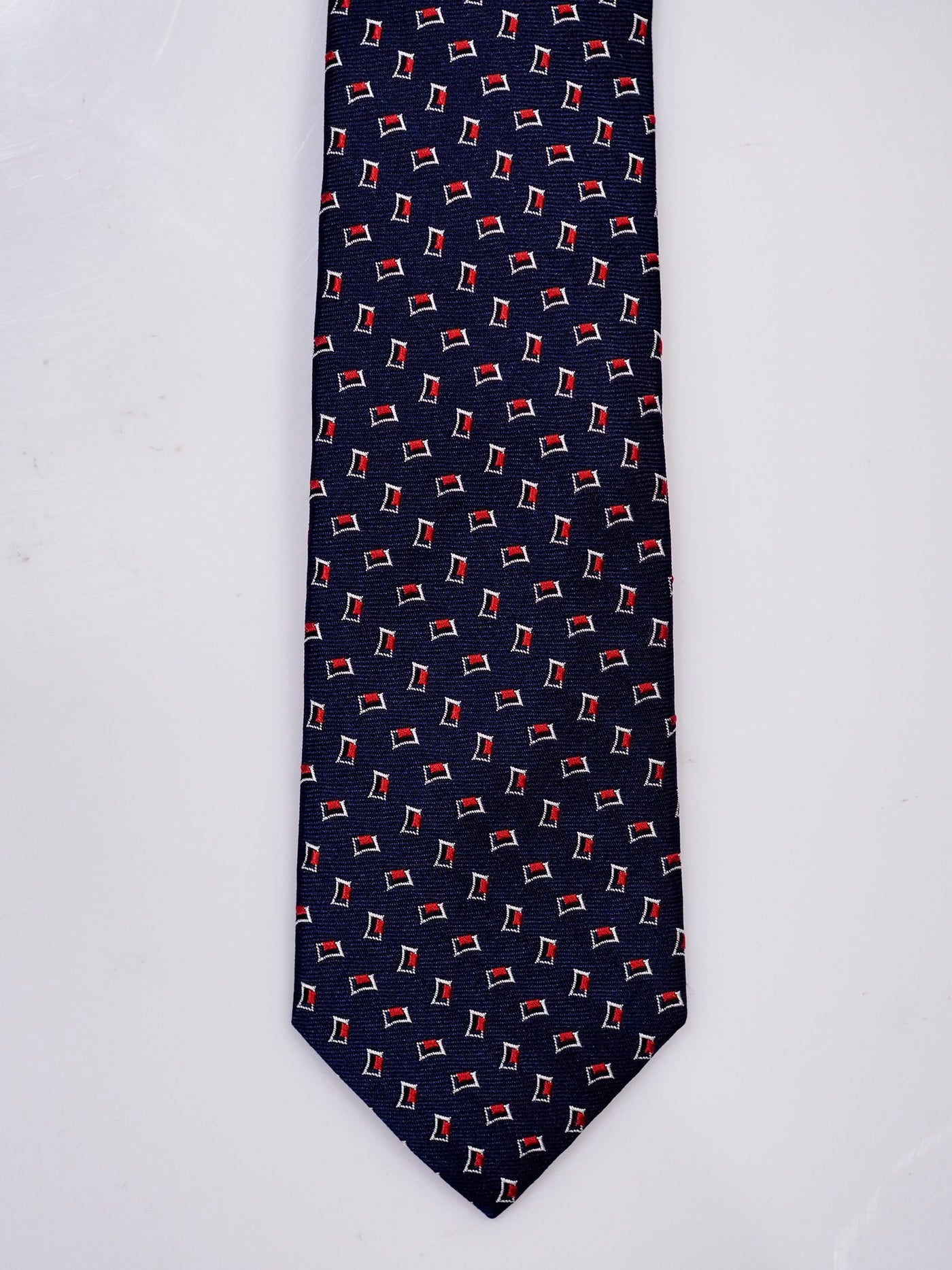 Lanvin Tie Silk | Navy / Red