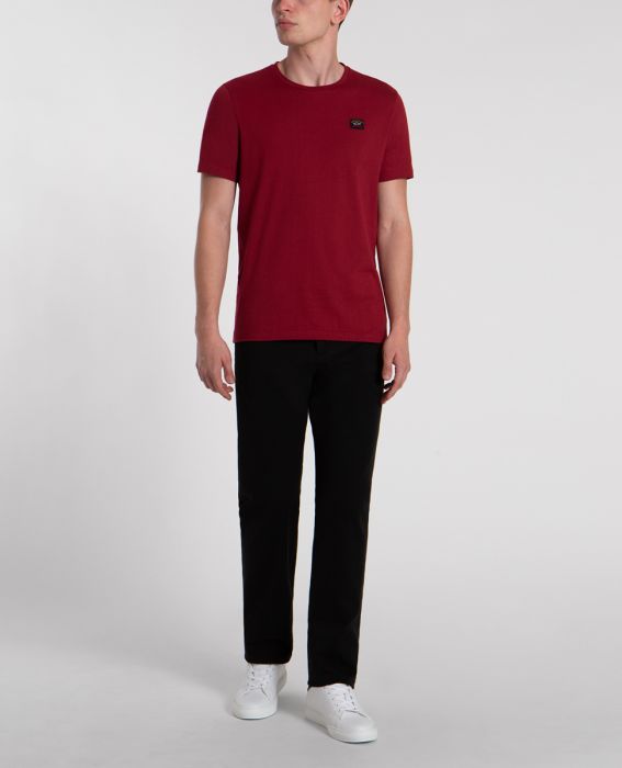 Paul & Shark Trousers Chino Stretch cotton soft touch Shark Fit | Black