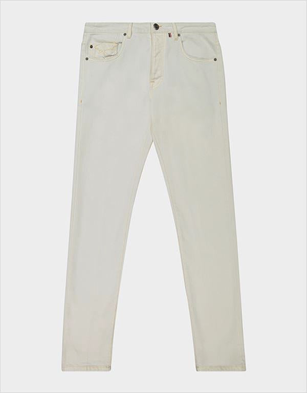 Paul & Shark White Rivet Stretch Organic Cotton Candiani Jeans | White