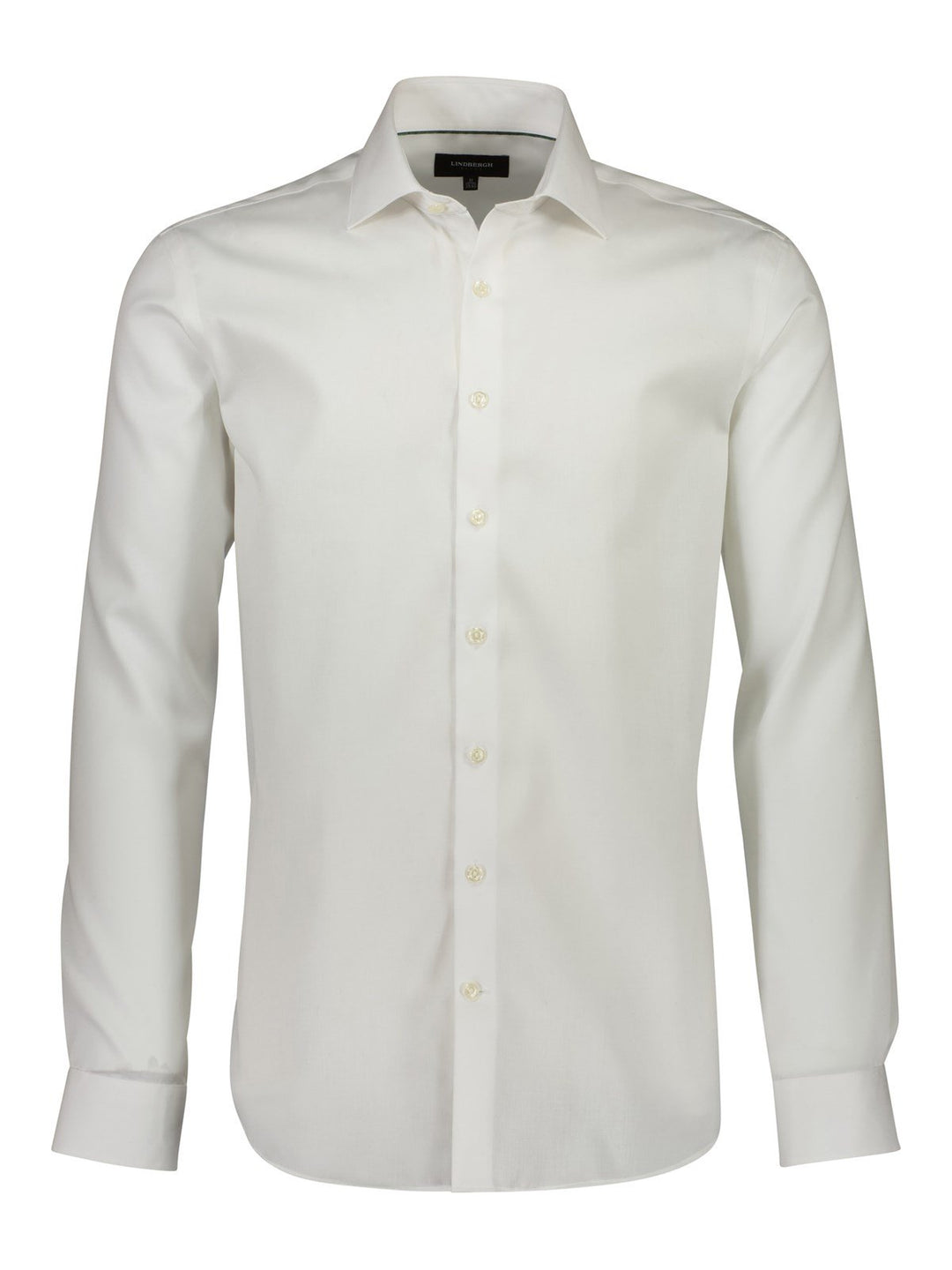 Lindbergh Technical Shirt Plain Fine Twill | White