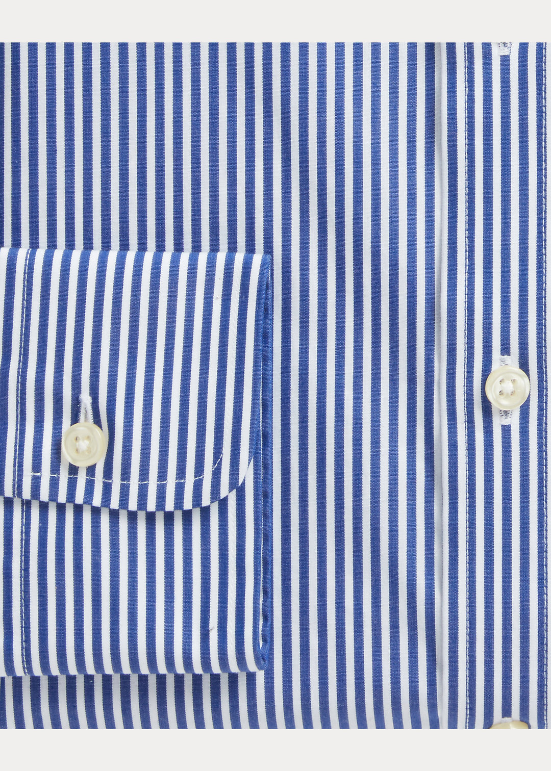 Ralph Lauren Regent Slim Fit Striped Poplin Shirt | Royal/White