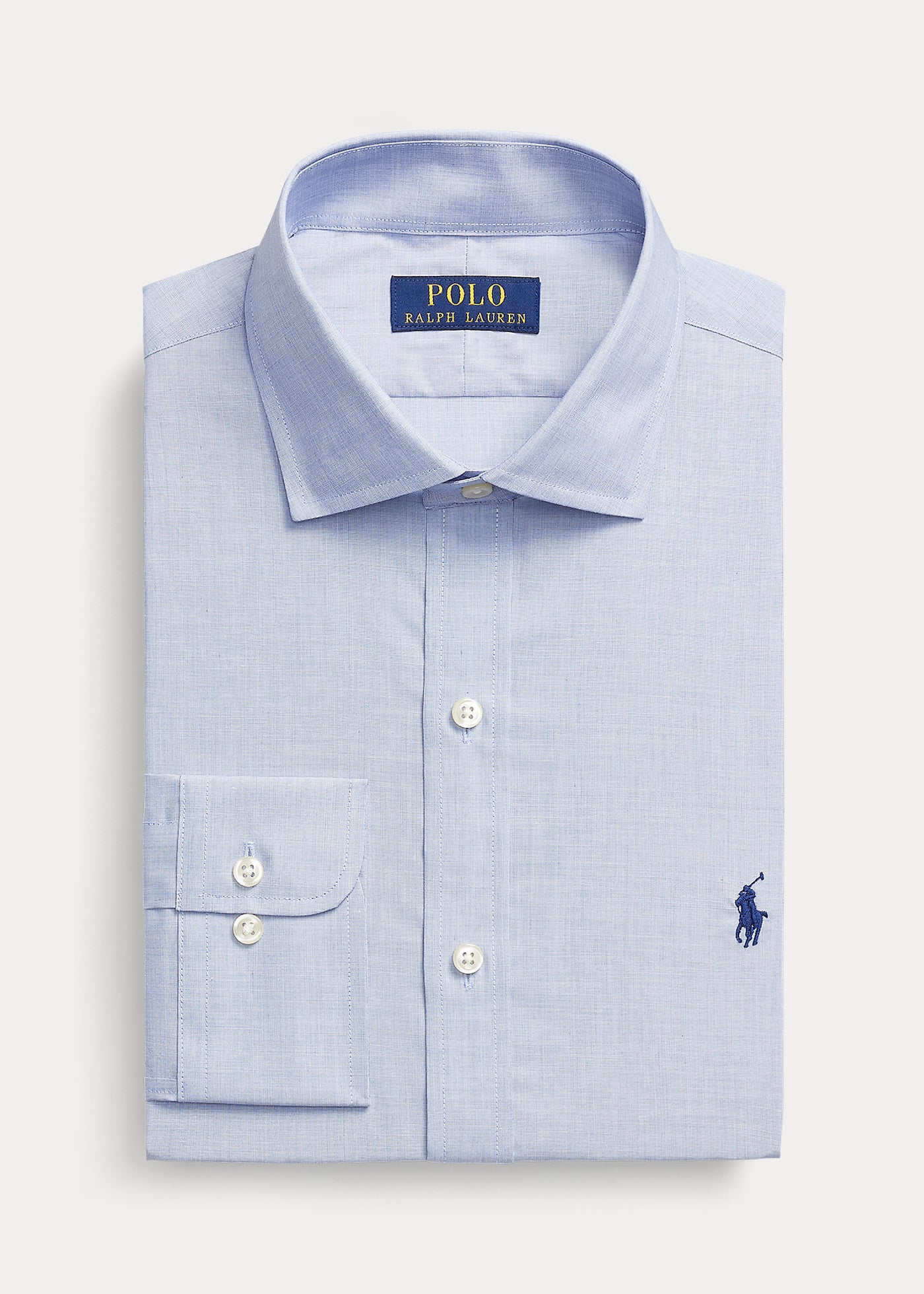 Ralph Lauren Slim Fit Poplin Shirt | Light Blue