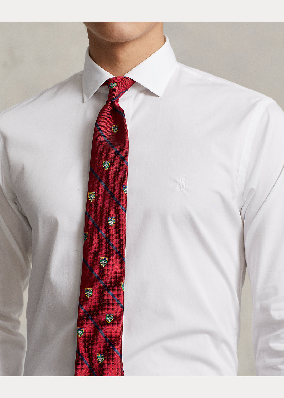 Ralph Lauren Slim Fit Poplin Shirt | White