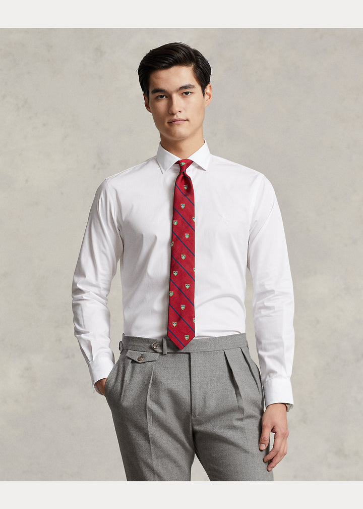 Ralph Lauren Slim Fit Poplin Shirt | White
