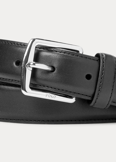 Ralph Lauren Full-Grain Leather Dress Belt | Black