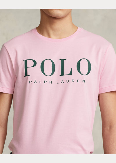 Ralph Lauren Logo Print T-Shirt | Carmel Pink