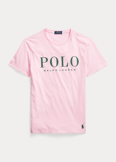 Ralph Lauren Logo Print T-Shirt | Carmel Pink