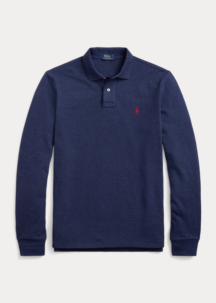 Ralph Lauren Custom Slim Fit Mesh Polo Shirt | Spring Navy
